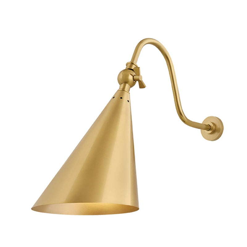 Lupe Rechargeable Wall Sconce - Aged Brass