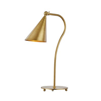 Lupe Table Lamp - Aged Brass