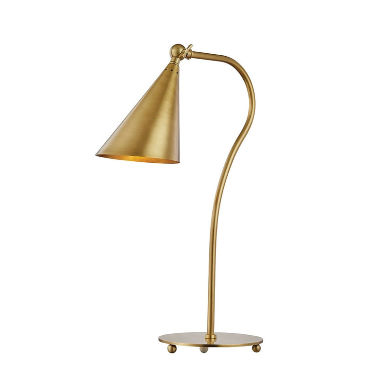 Lupe Table Lamp - Aged Brass
