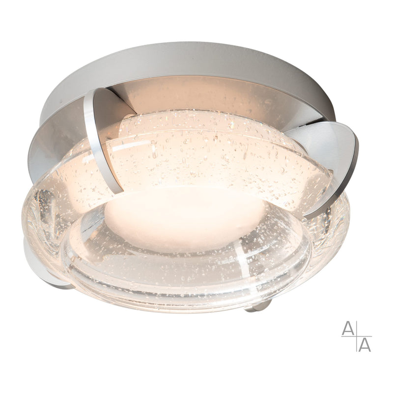 Lustra Ceiling/Wall Light, shown in Sterling, by Hubbardton Forge