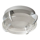 Lustra Ceiling/Wall Light, shown in Sterling, by Hubbardton Forge