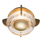 Lustra Wall/Ceiling Light, shown in Modern Brass, by Hubbardton Forge