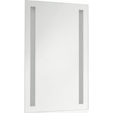 Lustro Rectangle Mirror — 24x36 Inch, Might Bright White