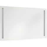 Lustro Rectangle Mirror — 60x36 Inch, Might Bright White