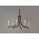 Lyndon Chandelier Bronze / Antique Brass by Maxim Lighting