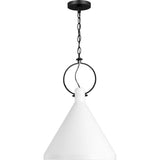 Lyon Pendant — 14 1/4", Matte White