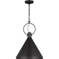 Lyon Pendant — 14 1/4", Midnight Black