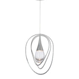 Lyric 1-Light Pendant, shown in Sterling, by Hubbardton Forge