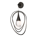 Lyric 1-Light Wall Sconce, shown in Oil Rubbed Bronze, by Hubbardton Forge