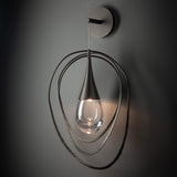 Lyric 1-Light Wall Sconce detail in Oil Rubbed Bronze, by Hubbardton Forge