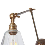 Lyx Adjustable Poster Light - Antique Brass
