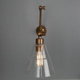 Lyx Adjustable Poster Light - Antique Brass