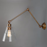 Lyx Adjustable Poster Light - Antique Brass