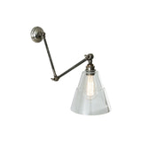 Lyx Adjustable Poster Light - Antique Silver