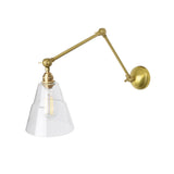 Lyx Adjustable Poster Light - Satin Brass