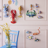 Marine Angelfish Wall Art, styled in an interior