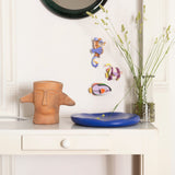 Marine Angelfish Wall Art, styled in an interior