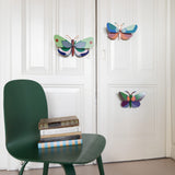 Mint Forest Butterfly Wall Art, styled in an interior