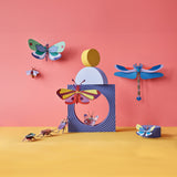 Mint Forest Butterfly Wall Art, styled in an interior