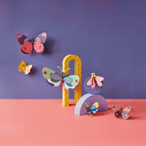 Mint Forest Butterfly Wall Art, styled in an interior