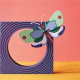 Mint Forest Butterfly Wall Art, styled in an interior
