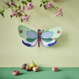 Mint Forest Butterfly Wall Art, styled in an interior