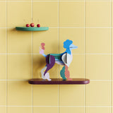 Missis Fluffy Poodle Figurine, styled in an interior
