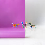 Mister Oscar Dachshund Figurine, styled in an interior
