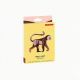Monkey Wall Art, flat-pack packaging