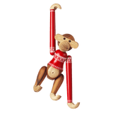 Kay Bojesen Monkey with Christmas Sweater, Teak/Limba By Kay Bojesen
