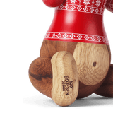Kay Bojesen Monkey with Christmas Sweater, Teak/Limba By Kay Bojesen