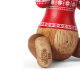 Kay Bojesen Monkey with Christmas Sweater, Teak/Limba By Kay Bojesen