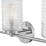 Mabel Vanity Light 3 Lights Chrome By Lark Living - Detailed View