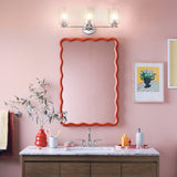 Mabel Vanity Light 3 Lights Chrome By Lark Living - Lifestyle View