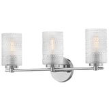 Mabel Vanity Light 3 Lights Chrome By Lark Living - Side View1