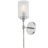 Mabel Wall Sconce Chrome By Lark Living - Side View2