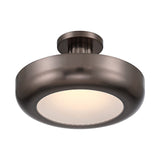 Macey Flush Mount 16 Inch Harlow Bronze by Eurofase - view 3