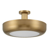 Macey Flush Mount 22 Inch Antique Brass by Eurofase - view 2