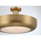 Macey Flush Mount 22 Inch Antique Brass by Eurofase - view 5