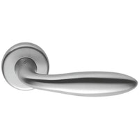Mach Door Lever in Satin Chrome by Colombo Design