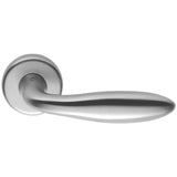 Mach Door Lever in Satin Chrome by Colombo Design
