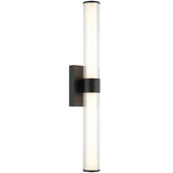 Macie 2-Light Vanity Light Matte Black By Matteo