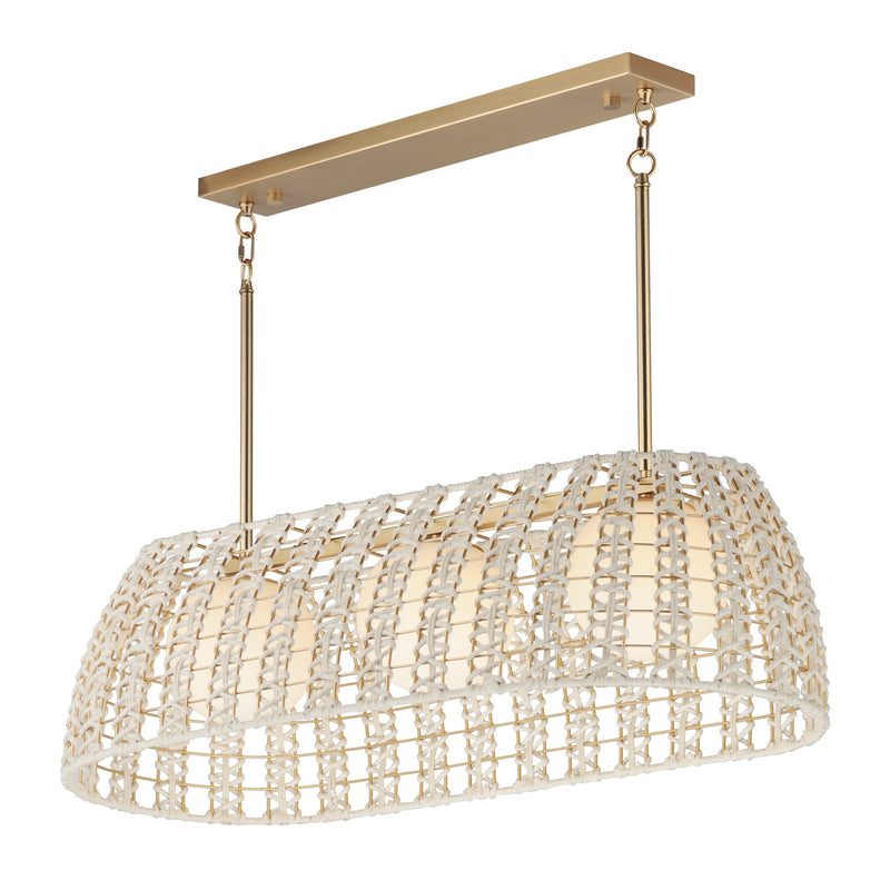 Macrame Linear Suspension by Maxim Lighting