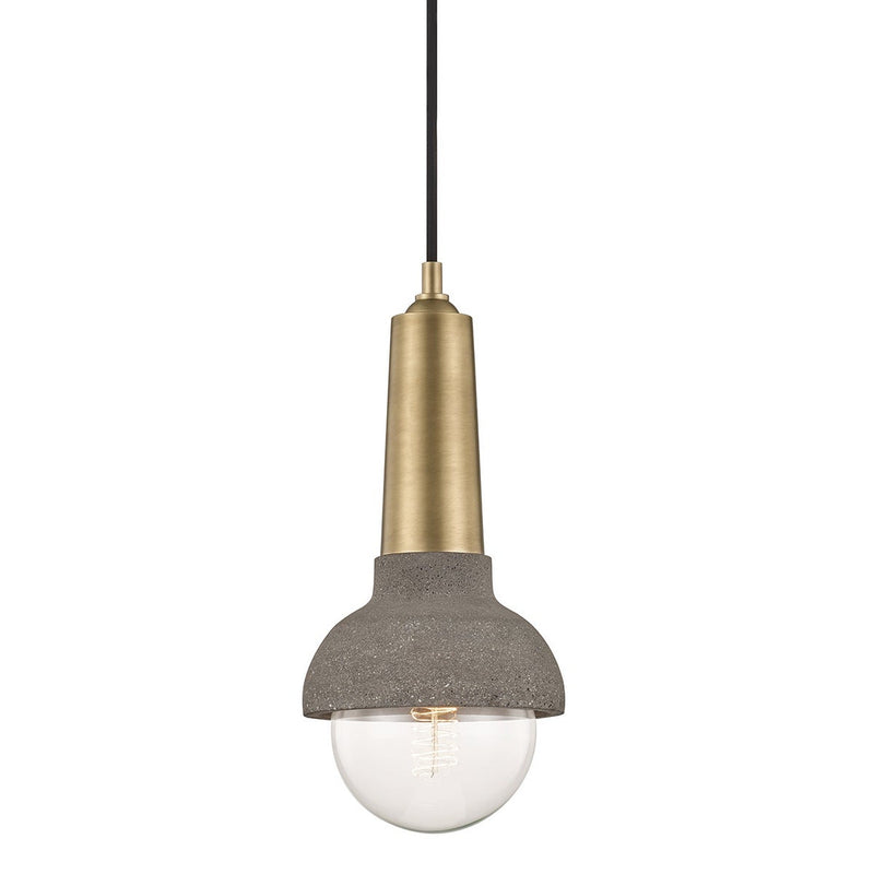 Macy Pendant - Aged Brass
