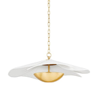 Madeline Pendant - Aged Brass