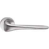 Madi Door Lever in Satin Chrome by Colombo Design