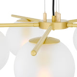 Madison 5 Arm Chandelier Satin Brass