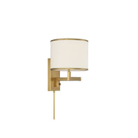 Madison Task Sconce 10'' Aged Brass