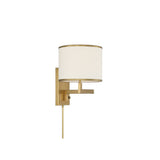 Madison Task Sconce 10'' Aged Brass