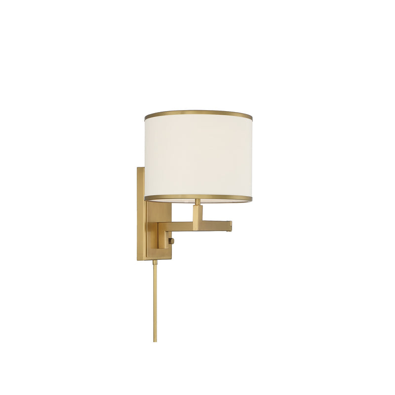 Madison Task Sconce 10'' Aged Brass